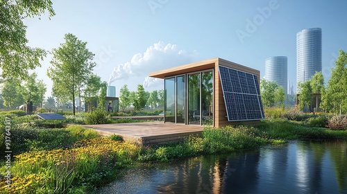Modular energy systems designed for scalable power generation capacity, Main keyword capacity, Concept adaptable energy infrastructure photo