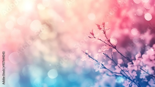 soft, blurred background with pastel colors and gentle transitions