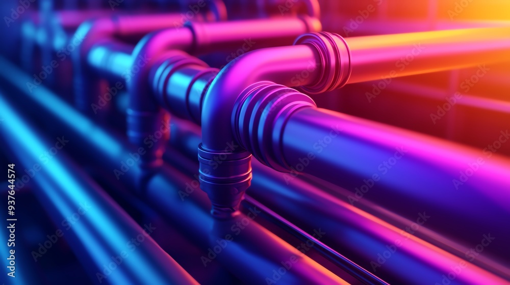 Produce a vibrant digital illustration of a close-up shot capturing the intricate details of a vibrant decarbonization process Produce a vibrant digital illustration of a close-up shot capturing the intricate details of a vibrant decarbonization process