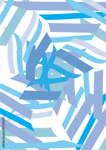  The blue background image uses shapes to create an image. continuous paste used in graphics