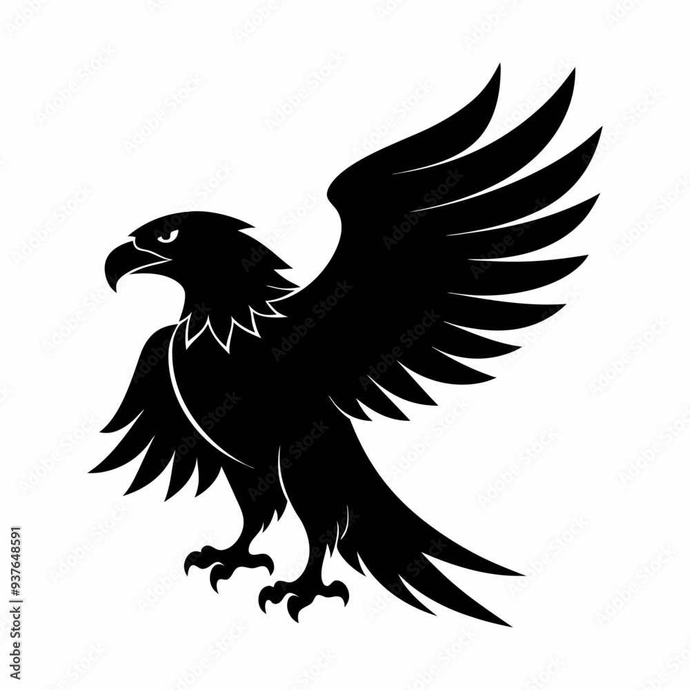 Obraz premium Raven tattoo