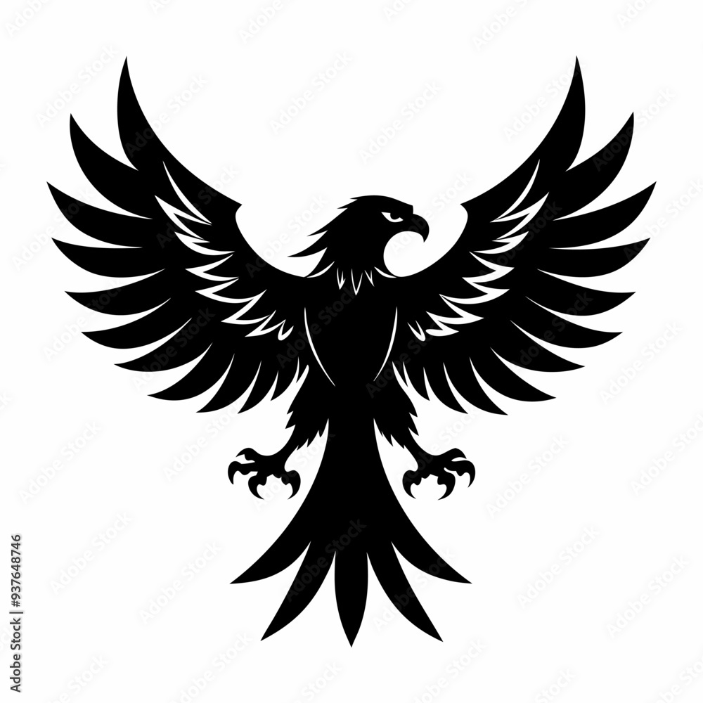 Obraz premium Raven tattoo