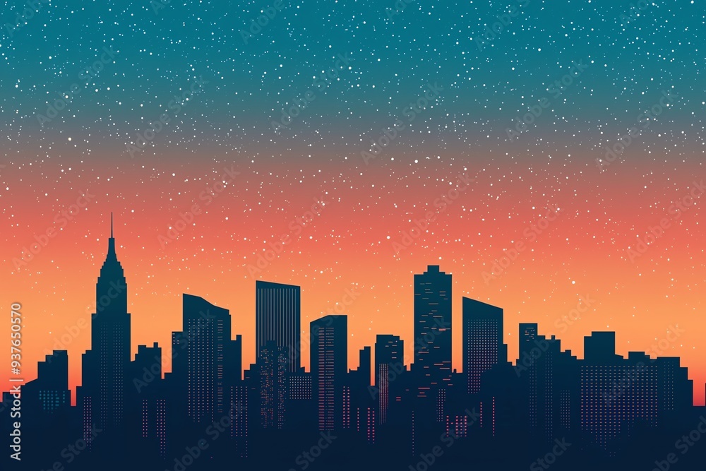Design a futuristic cityscape with Carbon Neutral buildings under a starlit sky in a digital CG 3D style Design a futuristic cityscape with Carbon Neutral buildings under a starlit sky in a digital CG 3D style