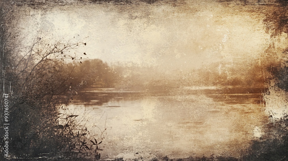 Obraz premium aged photograph texture with soft, blurred edges