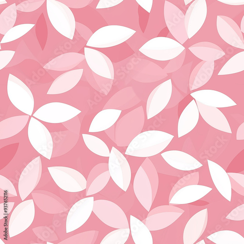 モダン幾何学風のさくらパターン