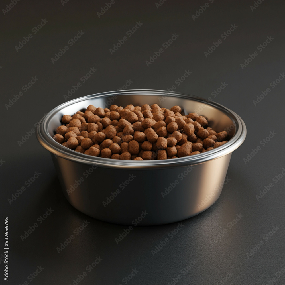 3D Dog Food Icon: Pet Nutrition and Feeding Illustration Logo 3D Dog Food Icon: Pet Nutrition and Feeding Illustration Logo