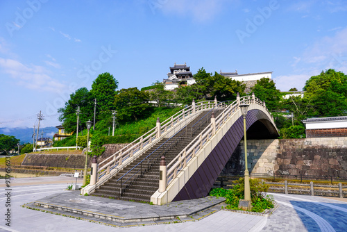 明智光秀が築いた福知山城 昇龍橋（京都府福知山市）