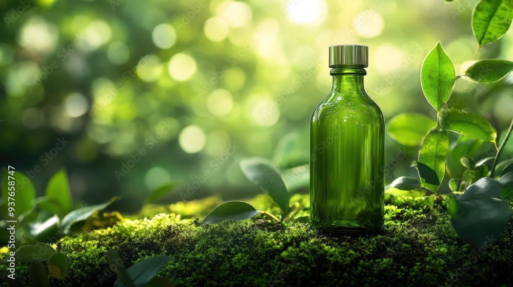 The Glass Bottle in Nature. The Glass Bottle in Nature.