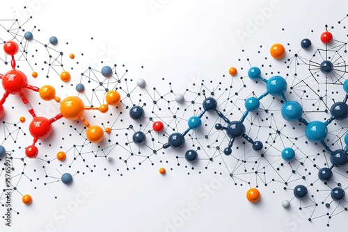 Abstract medical background with flat icons and symbols Template design with concept and idea for healthcare technology, innovation medicine, health, science and research