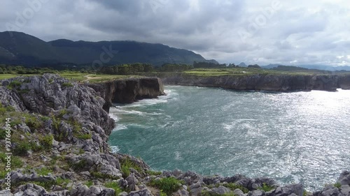 Cliffs at Bufones del pria, Asturias, Spain