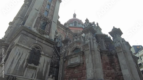church of in the city of Gijon, Asturias, Spain