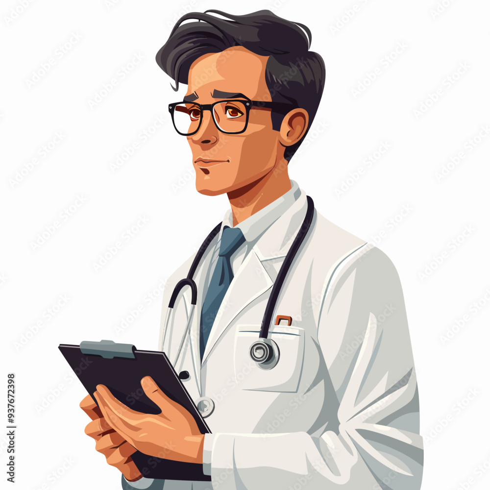 Fototapeta premium Doctor illustration
