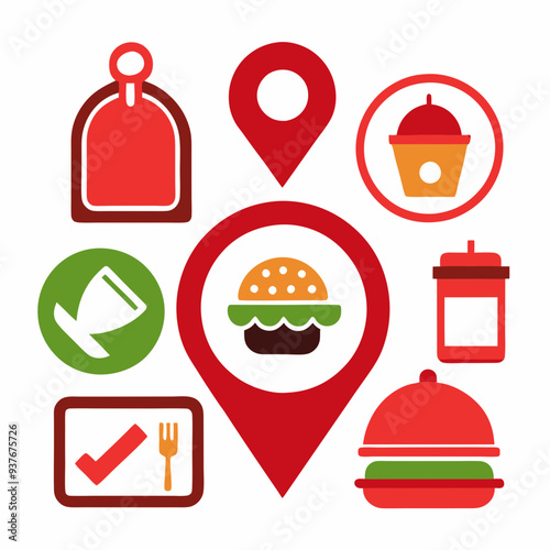 food icons set