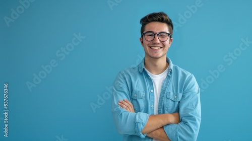 The smiling young man photo