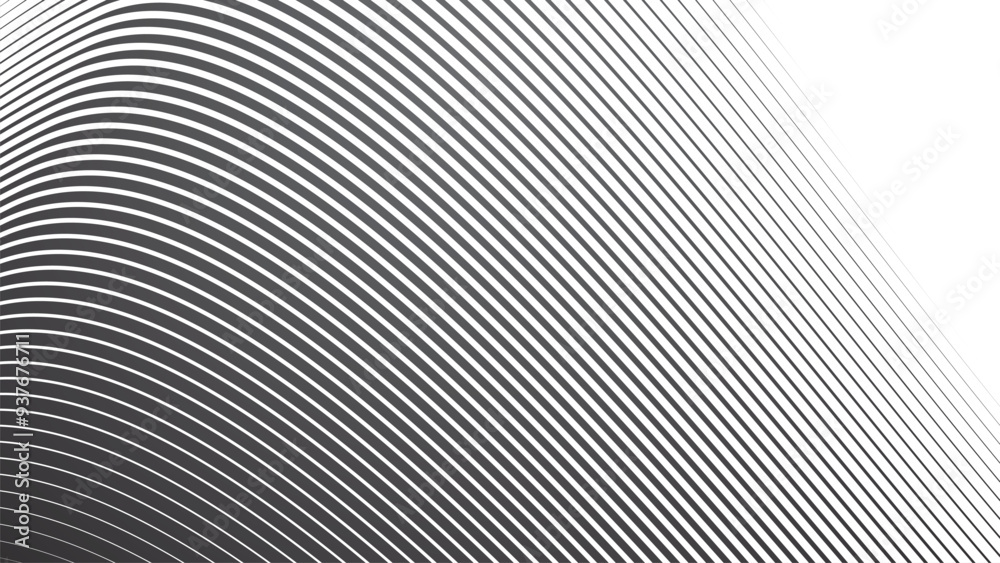 Dark grey abstract background with stripes curve line vector image Dark grey abstract background with stripes curve line vector image