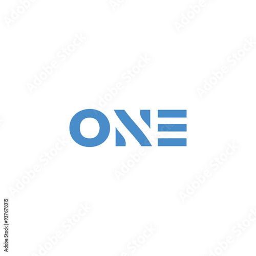 One Logo vector logotype