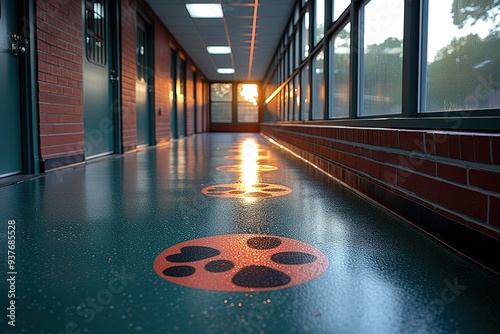 Animal Shelter: A snapshot of a well-maintained animal shelter with comfortable kennels and play areas This emphasizes the responsible care of abandoned or mistreated animals