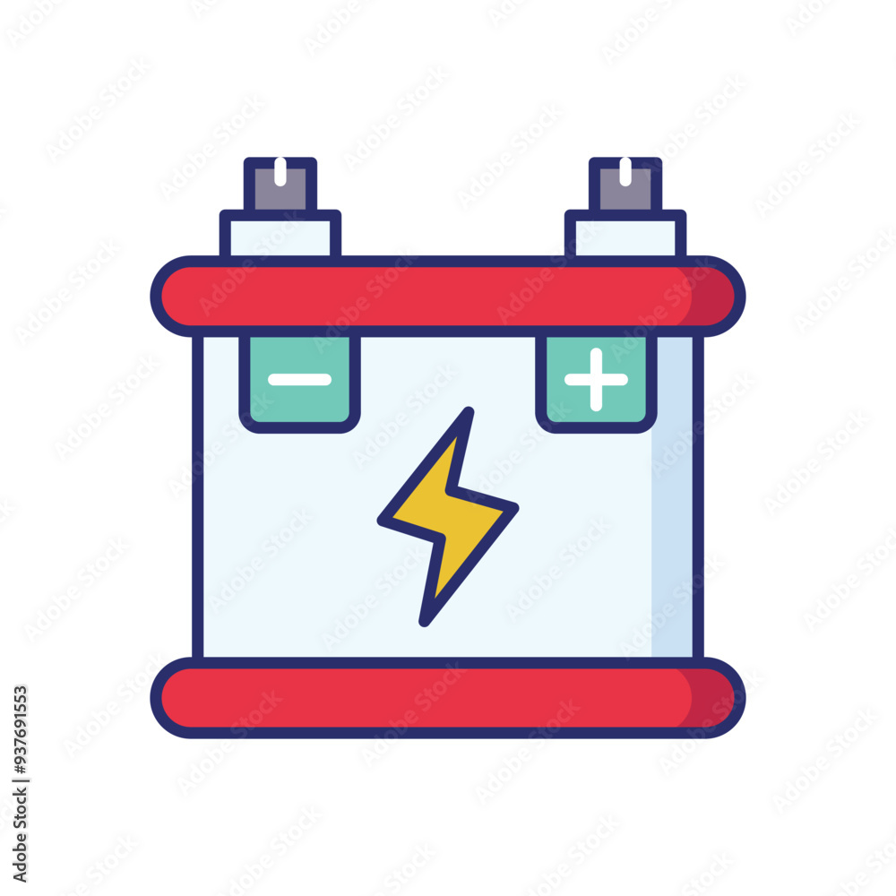 Energy Storage icon vector stock illustration Energy Storage icon vector stock illustration