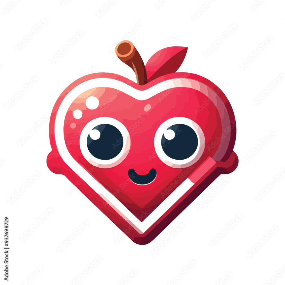Fototapeta premium Love Emoji Vector Art, Icons, and Graphics for Free Download