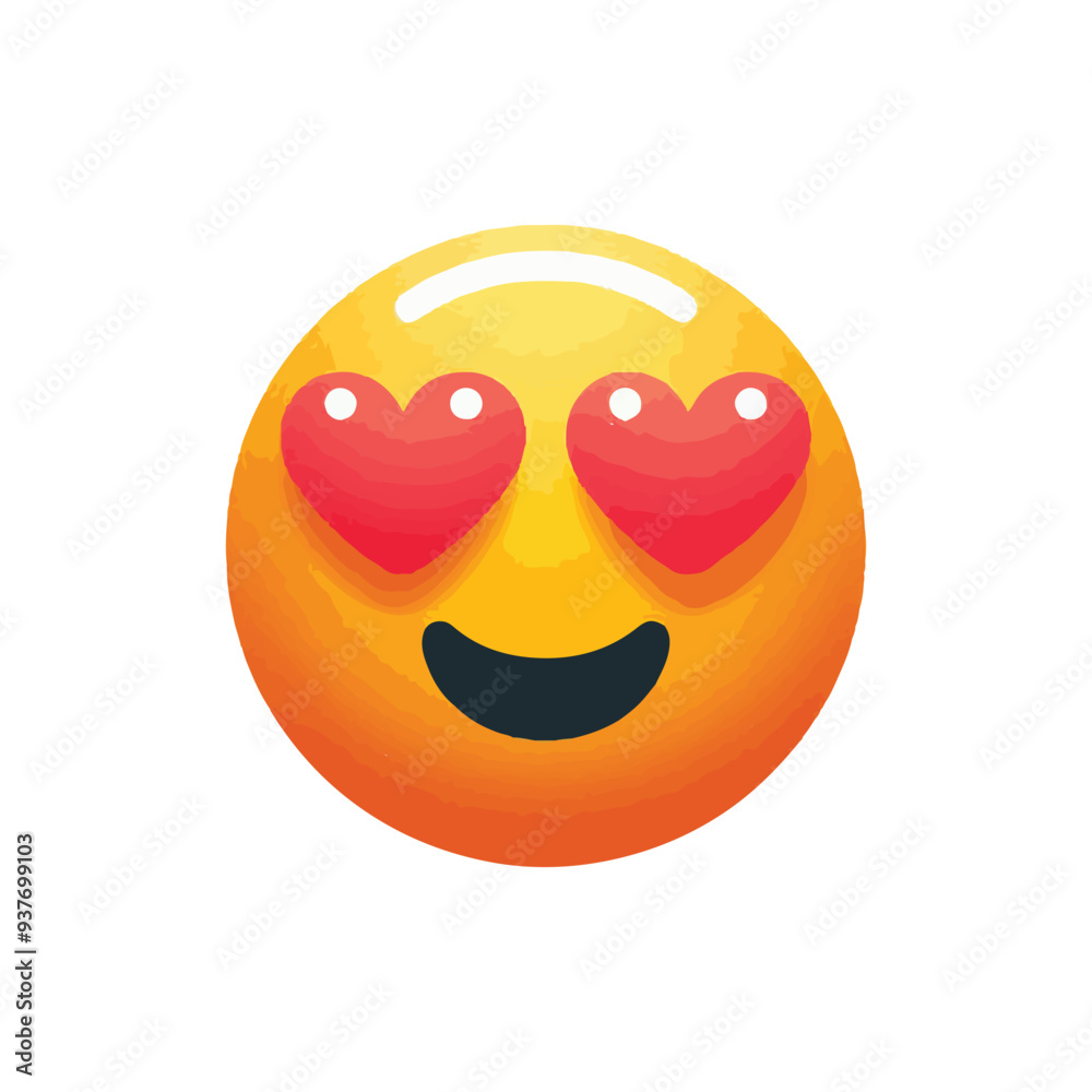 Obraz premium Love Emoji Vector Art, Icons, and Graphics for Free Download
