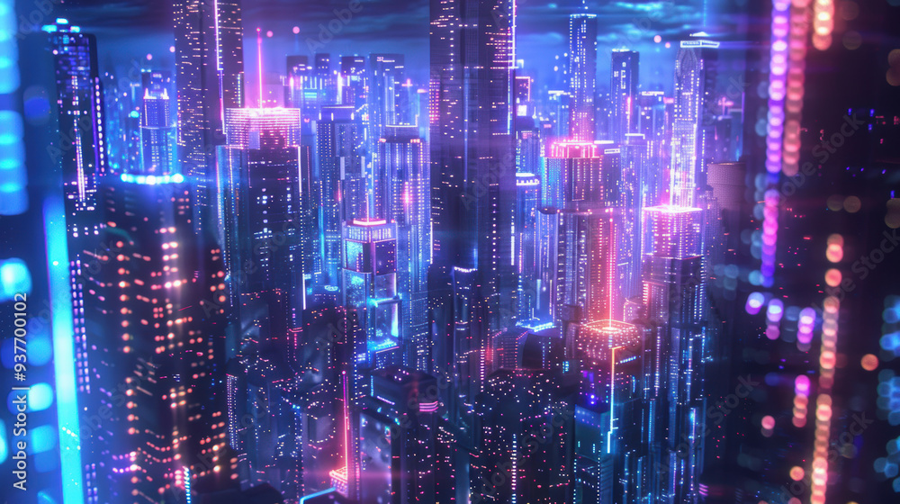 Obraz premium 5G speed technology internet network communication innovation devices services background