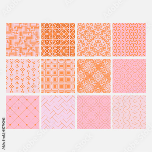 Set Of Seamless Pattern