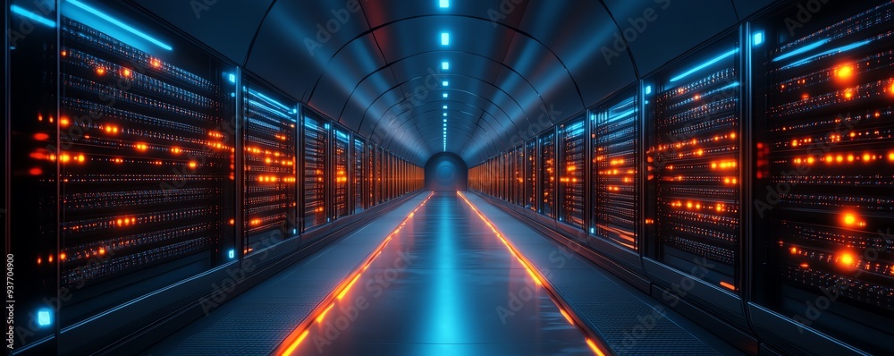 Fototapeta premium Advanced software for optimizing carbonneutral energy storage performance, Main keyword storage, Concept smart energy management