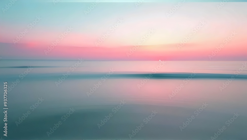 Fototapeta premium Motion-Blurred Seascape