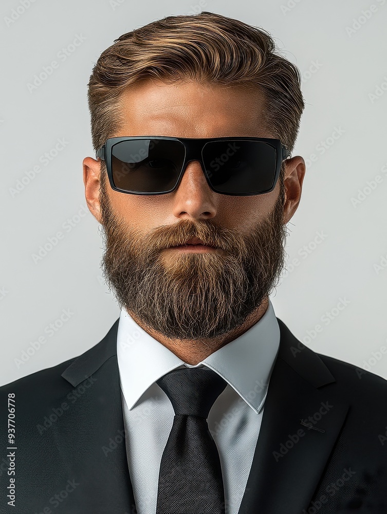 Stylish Man in Sunglasses with Formal Attire Stylish Man in Sunglasses with Formal Attire