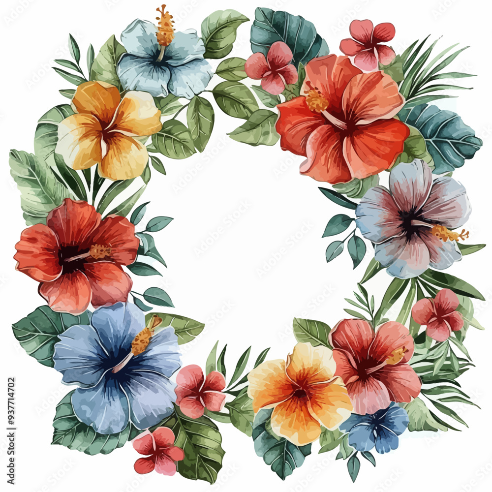 Boho Floral Frame