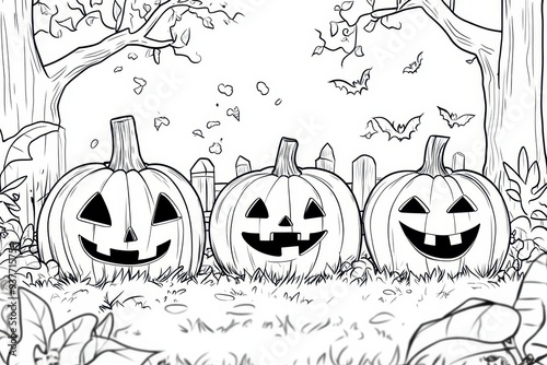 halloween coloring pages for adults photo