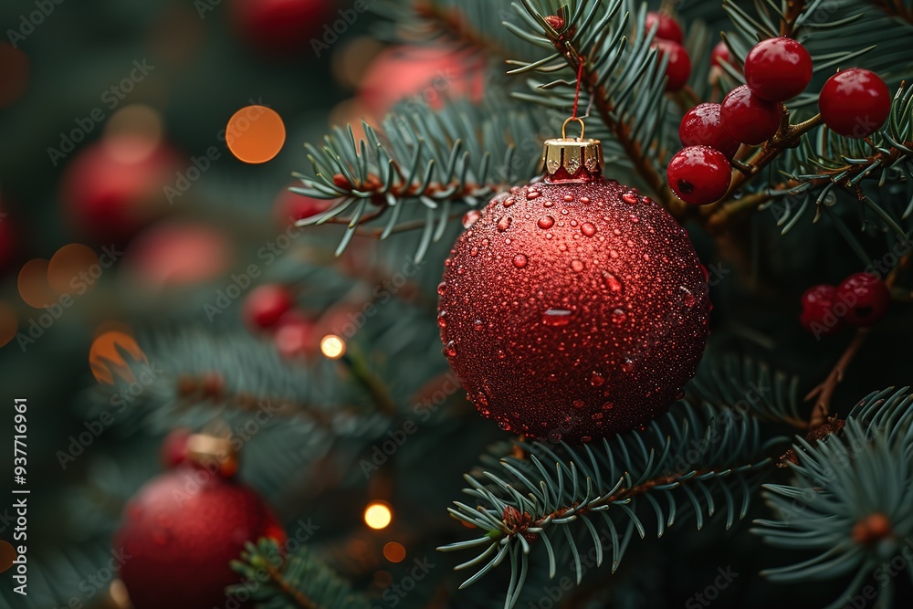 Obraz premium Christmas Tree with Decorations