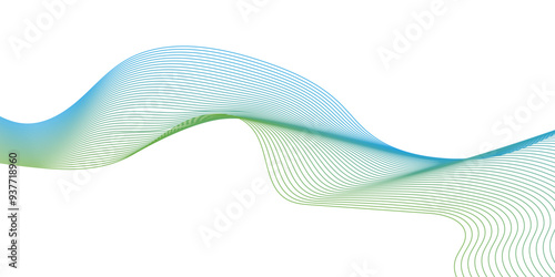 Abstract blend wave lines and technology background. Background lines wave abstract stripe design. White background, mesh abstract, vector gradient line soft blend.