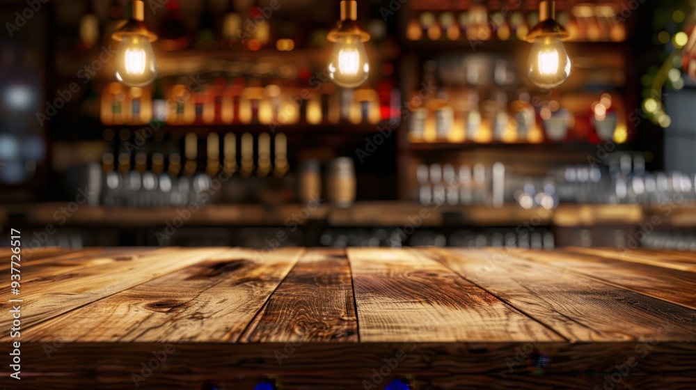 Obraz premium The Rustic Bar Table