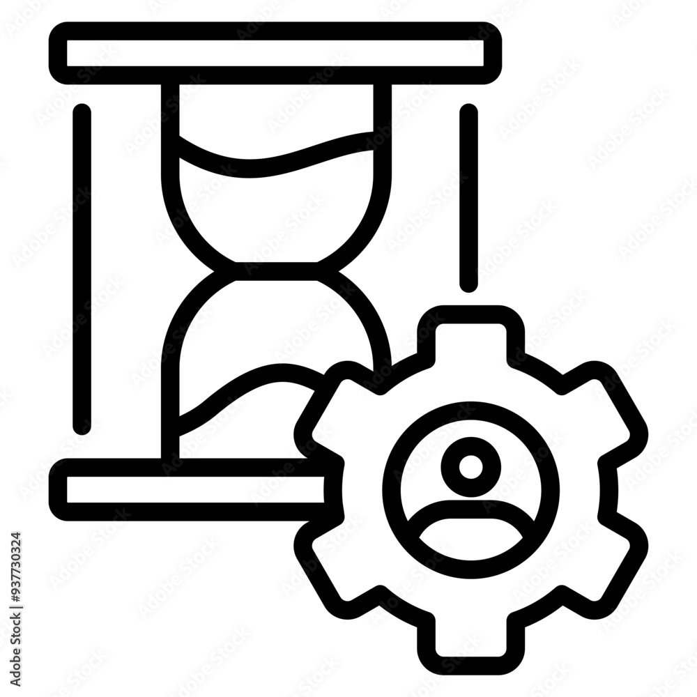 Time Management Icon Time Management Icon