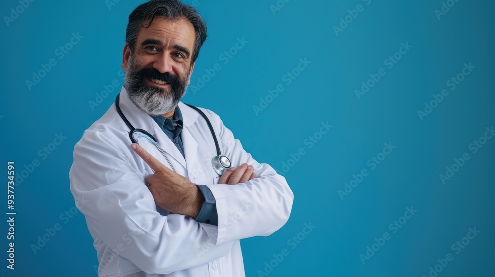 The smiling male doctor The smiling male doctor