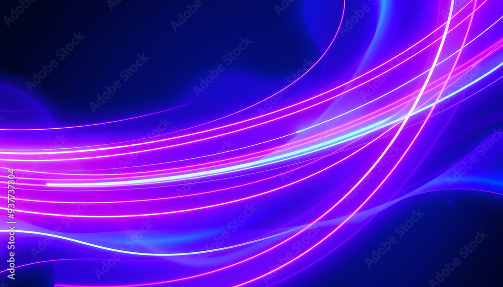Abstract blue and purple dynamic background.Futuristic vivd neon swirl ...