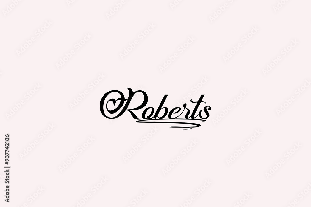 Roberts Name signature with a unique and stylish font Roberts Name signature with a unique and stylish font