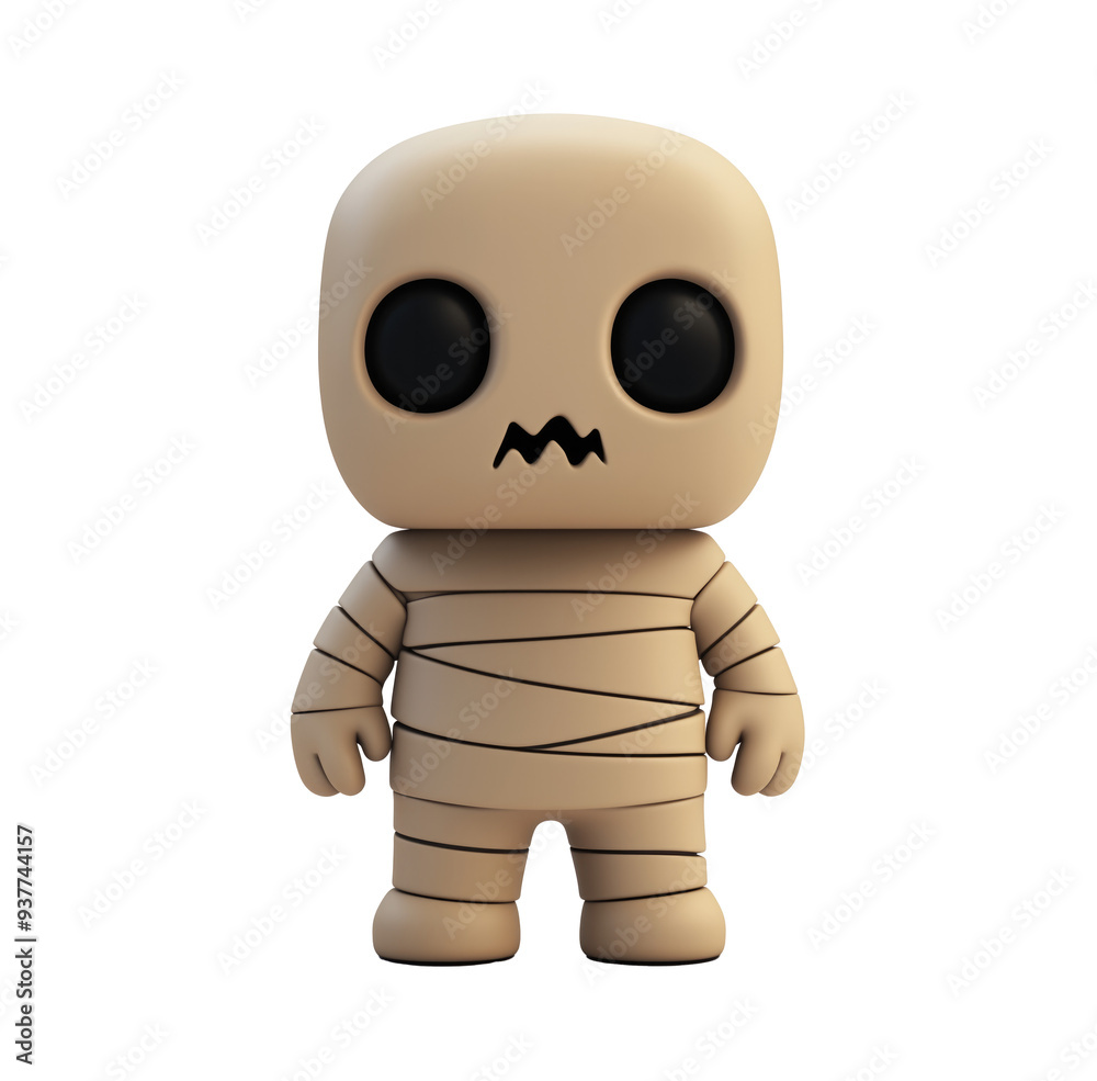 3d mummy character on transparent background 3d mummy character on transparent background