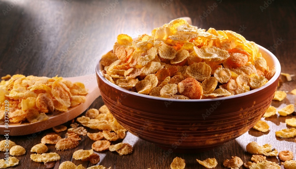 bowl of cereals, AI generated