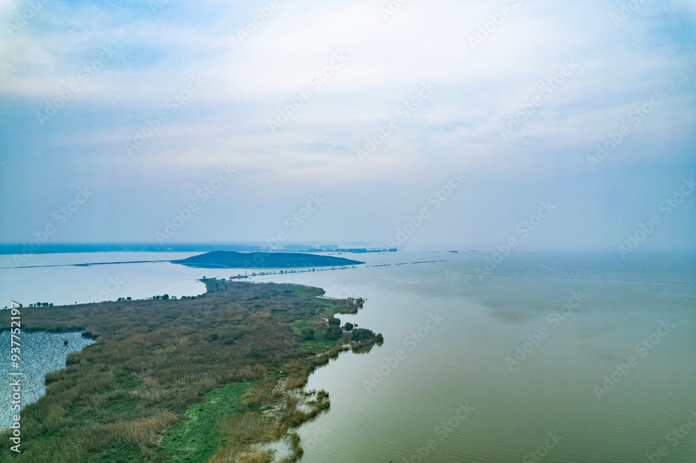 Zhumadian Runan county Suya Lake landscape Zhumadian Runan county Suya Lake landscape