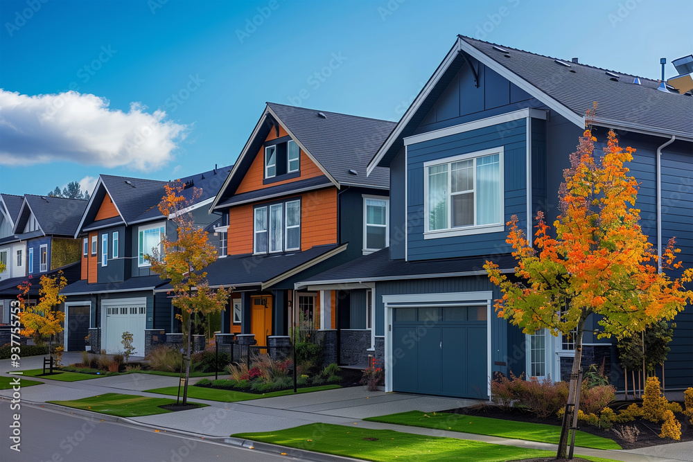 Obraz premium real estate concept photography modern style