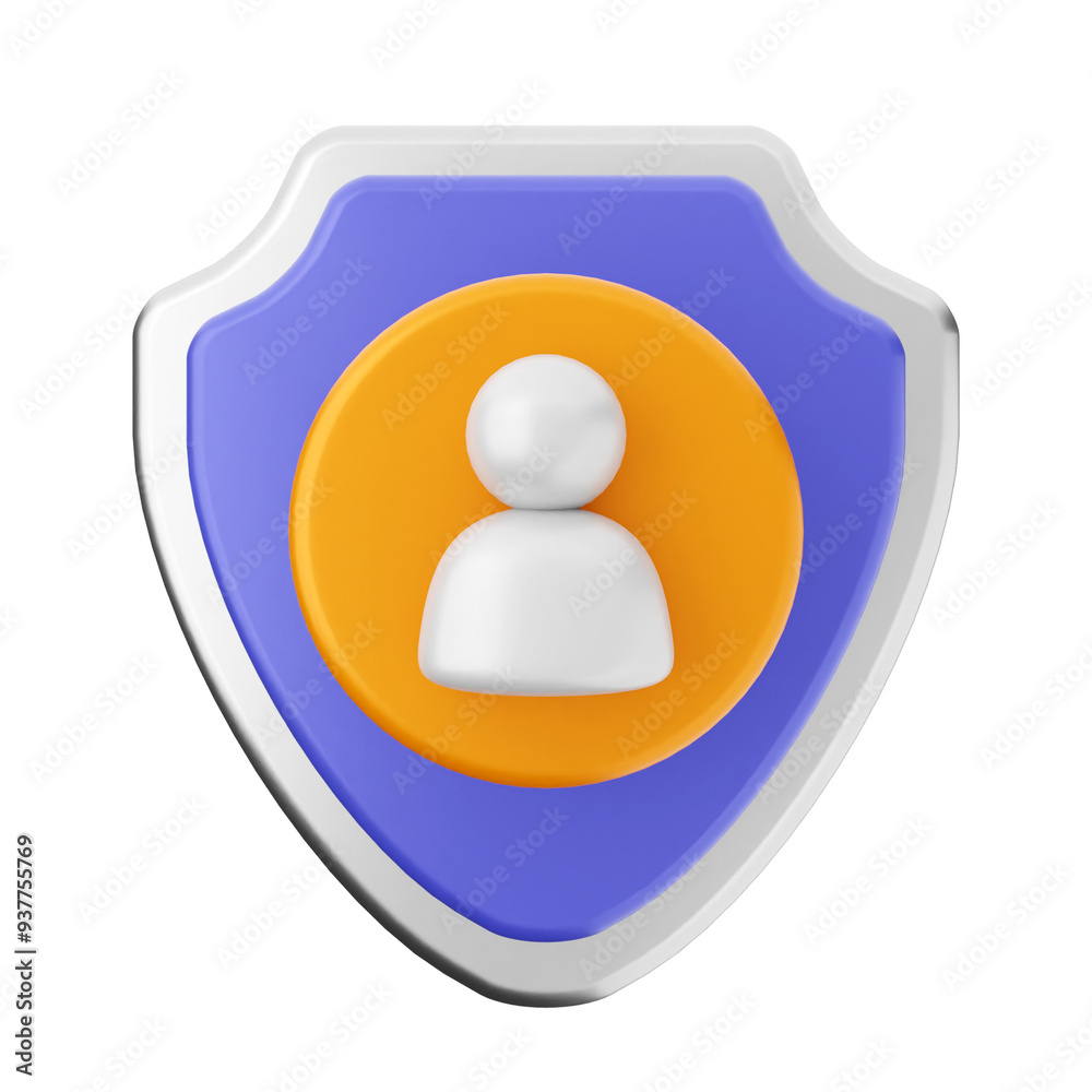 3d shield icon 3d shield icon