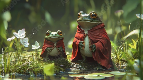 Miniature Toad and Robe Figurines for Trending CGSO Displays photo