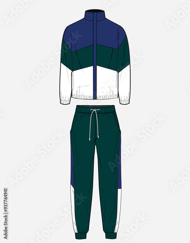 sports jacket and pants set