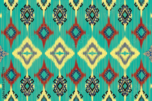 pattern ikat. Seamless 