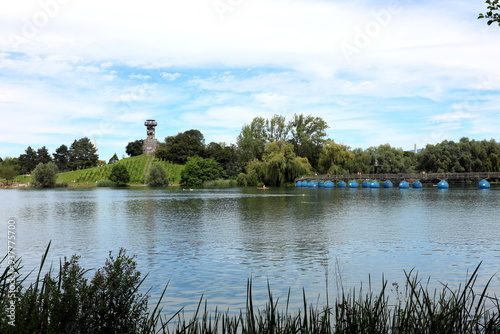 Seepark in Freiburg im Sommer photo