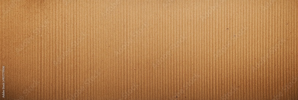 Brown Corrugated Cardboard Texture Background - A close-up shot of brown corrugated cardboard texture, showcasing the lines and ridges, symbolizing strength, structure, and simplicity.