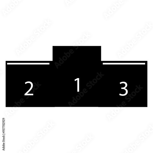 podium with pedestal