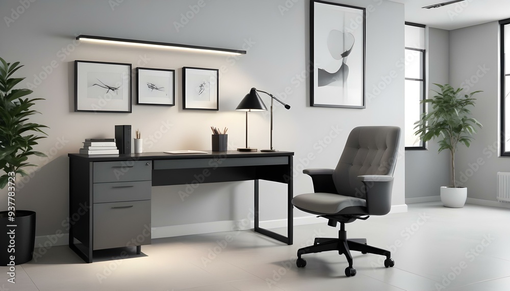 Photo modern style interior room 3d illustration White and gold theme interior modern minimalism photo realism Photo modern style interior room 3d illustration White and gold theme interior modern minimalism photo realism